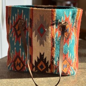 Colorful Patterned Tote Bag